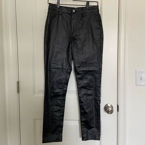 NWT | BCBGeneration women’s black faux‎ leather pants — size 27